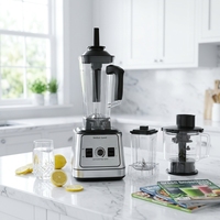 Mixeur-Blender Intelligent Multifonctionnel Professionnel Robuste et Silencieux avec Couvercle Anti-Bruit pour Usage Domestique – Sans Avis