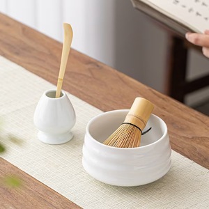 ชุดชามมัทฉะสไตล์ญี่ปุ่นแบบใหม่เครื่องใช้ในพิธีชงชาเซรามิกสำหรับตีไข่แปรงชงชา - Product Image 3