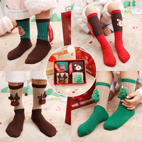Chaussettes de Noël en coton de haute qualité pour les familles et les enfants, douces et légères, chaussettes de Noël combinées