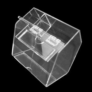 स्कोप और हिंग ढक्कन के साथ पर्यावरण के अनुकूल पारदर्शी आयताकार कैंडी बिन-3l क्षमता आधुनिक डिजाइन - Product Image 6