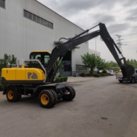 Fabricant chinois – Nouvelle pelle compacte de 7 tonnes, 60 kW, 81,6 CV, peinture personnalisée, pour commandes en gros, avec support complet de pièces de rechange