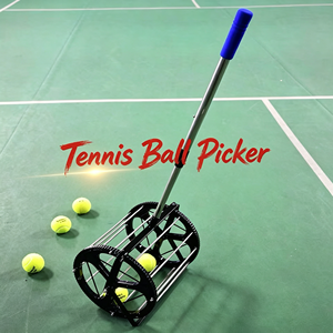 Red Circular de Plástico para Recoger Pelotas de Tenis con Mango Extensible para Uso Universal - Product Image 3