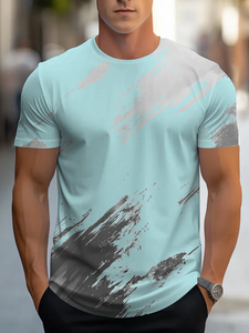 T-shirt da <span class=keywords><strong>uomo</strong></span> miliardaria di alta qualità stile semplice stile di moda Logo Cartoon stampa Clown a breve lunghezza - Product Image 5