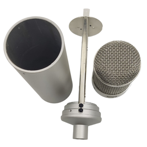 Boîtier de microphone à condensateur à diaphragme large en métal argenté de 6 cm de diamètre pour Telefunken U47 - Product Image 5