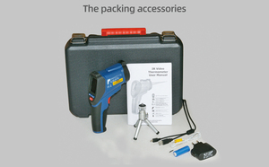 CEM DT-9862S 산업용 적외선 온도계 건 2.2인치 컬러 LCD 디스플레이 -50C~2200C 측정 데이터 홀드 최대 8GB 메모리 OEM/ODM - Product Image 4