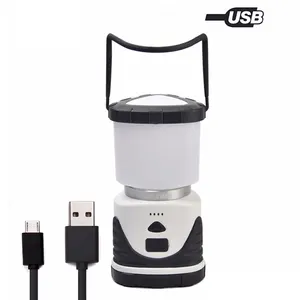 Tahan Air 1000 Lumen 3 Mode Cahaya Lentera Senter 6000MAh Power Bank LED Camping Lantern Isi Ulang