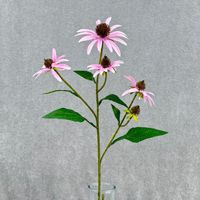 Bouquet de fleurs artificielles en soie faites à la main, style moderne, marguerites de couleurs mélangées, longues tiges, pour décoration de mariage, maison et hôtel