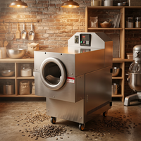 Machine de torréfaction automatique électromagnétique pour arachides, graines de tournesol et noix, pour la transformation alimentaire commerciale