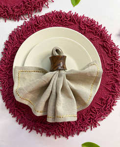 Wedding Decoration Supplies Luxury Handmade Beaded <b>Placemats</b> for Home Wedding Decorative Manufacturers Hot Sale - Product Image 6