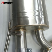 Système d'échappement Valvetronic en acier inoxydable brossé M340i/M440i G20 B58, testé professionnellement, ajustement parfait à 100 %, soudé à l'échelle de poisson dorée 4
