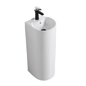 <span class=keywords><strong>Lavabo</strong></span> sur pied simple nordique, intégré, monobloc, en céramique, pour salle de bain, hôtel, séjour, <span class=keywords><strong>lavabo</strong></span> - Product Image 5