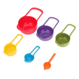 6PCS Color <b>Measuring</b> Cups Plastic <b>Measuring</b> <b>Spoon</b> Graduated <b>Measuring</b> Coffee Milk Tea <b>Measuring</b> <b>Spoon</b> Baking Tools Household - Product Image 4