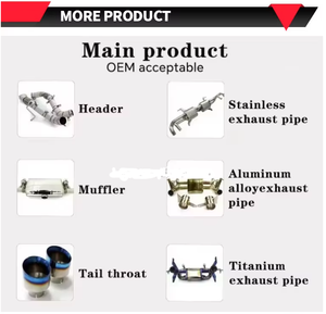 Échappement Catback en alliage de titane haute performance avec tuyau en X pour BMW M3 E90 E92 E93 3.0T 4.0L <span class=keywords><strong>2010</strong></span>-2014, échappement de qualité tuning - Product Image 5