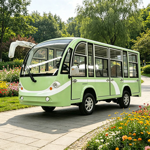 Vehículo Eléctrico Comercial <span class=keywords><strong>de</strong></span> 4 Ruedas para Turismo, Autobús <span class=keywords><strong>de</strong></span> Gran Capacidad para Transporte <span class=keywords><strong>de</strong></span> Turistas en Sitios Turísticos y Aeropuertos - Product Image 2