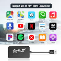 Nuevo Lanzamiento 2025 Carlinkit Dongle WiFi para CarPlay Inalámbrico y Android Auto Inalámbrico para Reproductor Android de Coche Plug and Play