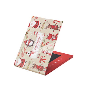 Tùy chỉnh thiết kế LED Video Brochure quảng cáo độc đáo quảng cáo Video hiển thị sang trọng trình bày âm thanh bưu thiếp Bìa hộp - Product Image 3