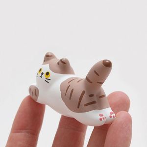 Aimant de réfrigérateur chat mignon, aimant créatif en résine, accessoires décoratifs DIY stéréo, grand autocollant magnétique chat - Product Image 3