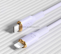 Cable USB Tipo-C de 27W 6A con Conductor de Cobre Puro para Carga Rápida y Sincronización de Datos para iPhone y iPad
