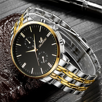 Montres pour hommes Nouvelle montre ORLANDO 001 Montre à quartz tendance pour hommes Plaqué argent or Acier inoxydable Montre-bracelet Masculino Relogio