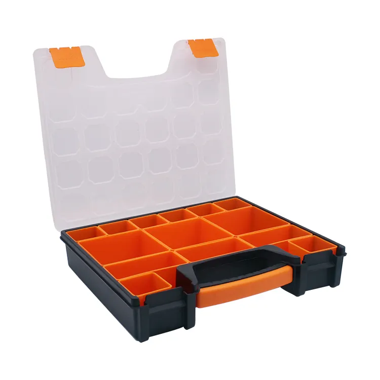 Ningbo Factory custodia per il trasporto dell'hardware della scatola di immagazzinaggio degli attrezzi in plastica portatile durevole in materiale PP con contenitori rimovibili