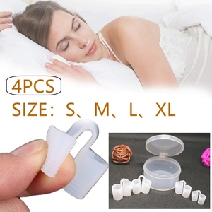 4 tailles différentes <span class=keywords><strong>de</strong></span> dilatateurs nasaux anti-ronflement en silicone souple <span class=keywords><strong>de</strong></span> qualité médicale, <span class=keywords><strong>ventilation</strong></span> facile, aide au <span class=keywords><strong>sommeil</strong></span>, pince-nez - Product Image 2