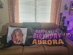 Custom Portable Lightweight Foldable Vinyl <b>Banner</b> Waterproof Durable UV Resistant for Birthday Party Holiday Celebration - Product Image 5