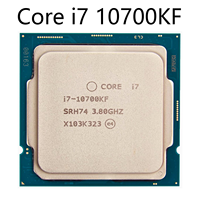 Processeur Intel Core i7 10700KF 10e génération, CPU d'origine reconditionné, grade A, testé, 3,8 GHz, LGA1200, pour ordinateur de bureau