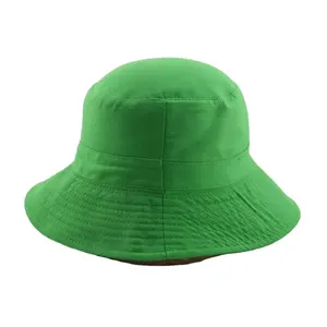 Chapéus em branco de algodão para crianças, chapéus de balde de pesca com logotipo impresso personalizado, chapéu de panamá bordado, tampas esportivas