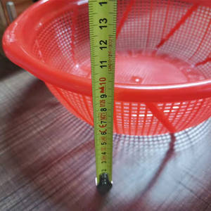 Panier à légumes, panier à riz, panier à riz à double anse, panier en plastique Milan ajouré, couleur bonbon, plusieurs couleurs disponibles - Product Image 4