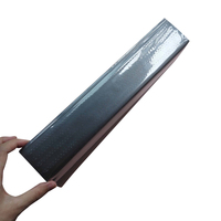 Classeur de présentation A4 transparent avec couverture noire pour partitions, 100 pochettes antidérapantes, design transparent pour documents et partitions
