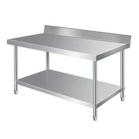 Table en acier inoxydable pour cuisine, autres fournitures hôtelières et de restauration, équipement de cuisine commerciale
