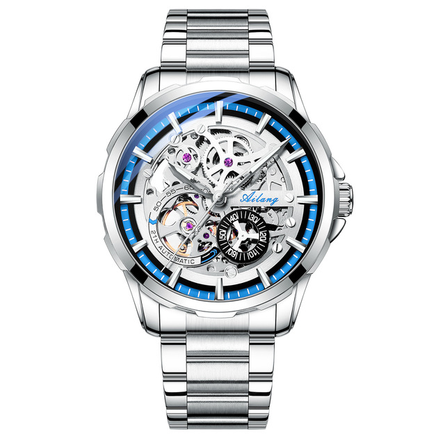 AILANG 8650 business men's mechanical watch, multi-function, luminous hands, sports men's mechanical watch