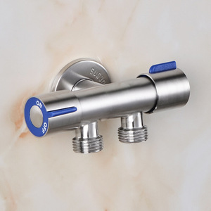 Modern Design Single Cold 304 Stainless Steel <strong>Spray</strong> Faucet Double Handle Quick Opening Spout Double Control <strong>for</strong> Hotel Bathroom - Product Image 5