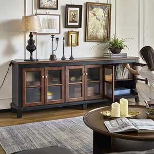 Mueble para <span class=keywords><strong>TV</strong></span> Retro, Sensación de Lujo y Exquisitez, Mueble Base para Sala de Estar Estilo Americano, Estilo de Hogar Exquisito - Product Image 4