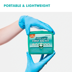 1 प्लास्टिक मेडिकल किट में मिनी पोर्टेबल 6 होम ऑफिस कार स्कूल के लिए 70 पीसी आपूर्ति के साथ आपातकालीन बॉक्स - Product Image 4