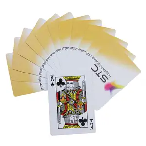 Logo Naipe Gemaco economico stampa stampante Id di alta qualità Poker Luxury Bww 3005 Lion carta da gioco