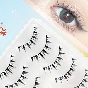 ขนตาปลอมแบบยาวเต็มเส้น รุ่น A035 สำหรับการค้าต่างประเทศ ทำด้วยมือ ใช้ซ้ำได้ ทรงตาปีศาจ ต่อขนตาแบบธรรมชาติ บรรจุภัณฑ์ปรับแต่งได้ตามสั่ง ขายเป็นชุด - Product Image 6