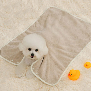 Pet Bath Towel Fleece U-Shaped Absorbent Lint Free For Cat Dog Grooming 50x70cm 60x90cm - Product Image 2