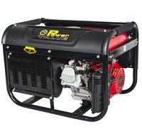 Haushalts-Stromgenerator 4-Takt LPG Gas Elektrischer Generator China POWERVALUE ZH2500 2kW 2kVA Einphasig 110/220V Seilzugstart 12V DC Start