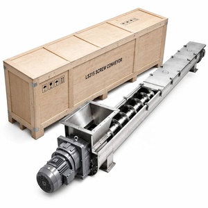 Convoyeur à vis hélicoïdal <span class=keywords><strong>LS315</strong></span>-6M en acier inoxydable SUS304 résistant aux acides, alimentateur industriel à vis sans fin de 6 m pour poudre chimique corrosive <span class=keywords><strong>LS315</strong></span> - Product Image 1