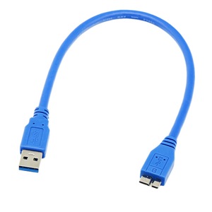 <b>Usb</b> 3.0 To Micro B Data <b>Cable</b> Blue High Speed 5a Fast <b>Charging</b> Tin Plated Copper Wire - Product Image 2