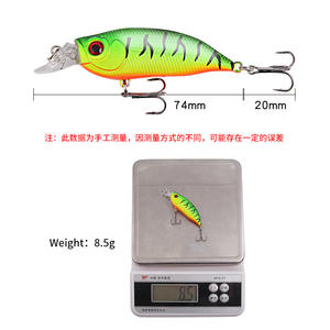 XY-98 Minnow <b>Lure</b> 7.4cm 8.5g Sinking Hard Bait For Bass <b>Fishing</b> Bottom Baits Realistic Design - Product Image 2