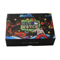 Boîte en carton personnalisée avec base et couvercle, fermeture magnétique et impression offset, prix négociable