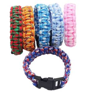 Práctica Pulsera de Cordón Colorida, Equipo de Seguridad Esencial para Supervivencia al Aire Libre - Product Image 2
