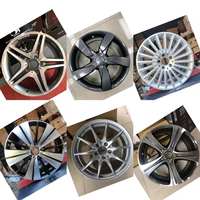 Jantes en alliage d'aluminium neuves de 17 pouces PCD 5x112 finition argent pour Mercedes Classe C W205 W206