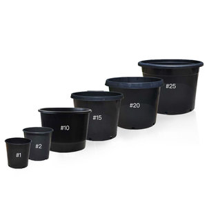 Ronbo Zonsopgang Hot Verkoop 1/2/3/5/6/7/10/15 Gallon Duurzaam Zwart plastic Kwekerij Potten