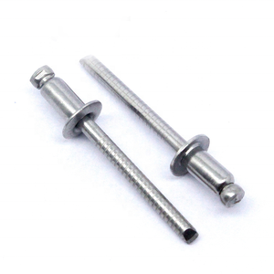 Rivets aveugles brillants (non revêtus) en acier inoxydable et aluminium à extrémité ouverte Tête de dôme <span class=keywords><strong>DIN</strong></span> <span class=keywords><strong>7337</strong></span> directe d'usine multifonction - Product Image 2