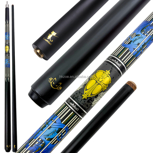 CueMall 58" Fiberglass Pool Cue, Professional Billiard Stick, 12.5mm 4-Layer Tip, Low Deflection Shaft for Accurate Shooting - Product Image 1