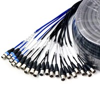 Câble audio multipaire XLR 20 canaux avec gaine en PVC pour microphone, idéal pour la scène - En stock