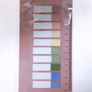 สติกเกอร์ติดสมุดแผนงานแบบไล่ระดับสีสำหรับสำนักงานสำนักงานที่สร้างสรรค์ความแปลกใหม่สติกเกอร์หน้าดัชนีเครื่องเขียนอุปกรณ์การเรียน - Product Image 6